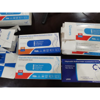 Guantes de nitrilo de una gran fábrica china, cantidad al por mayor, control de calidad completo